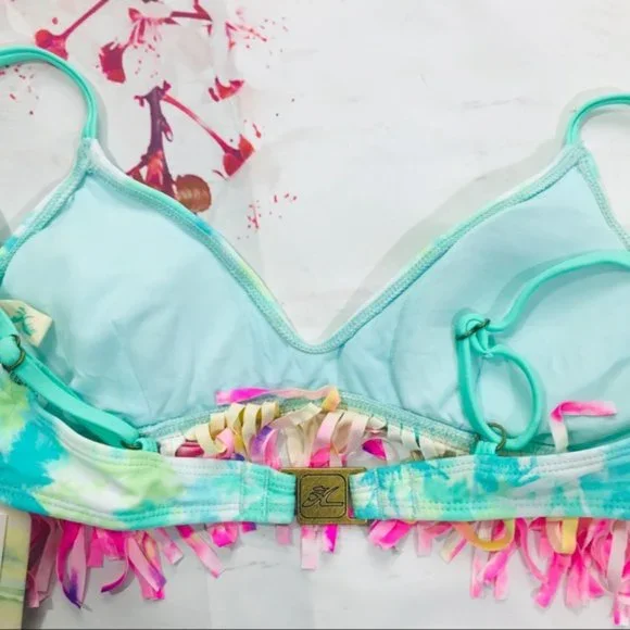 Hobie – NWT Tie Dye Fringe Bikini - Picture 6 of 9
